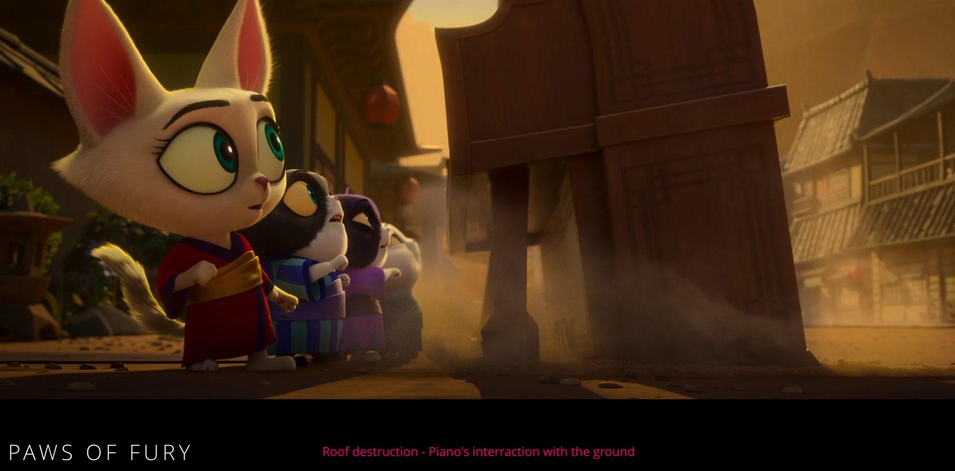 Destruction du toit - Paws of Fury