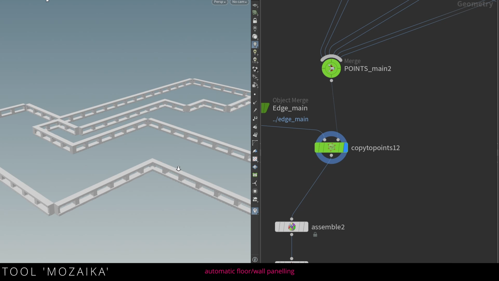 Habillage des parois latérales